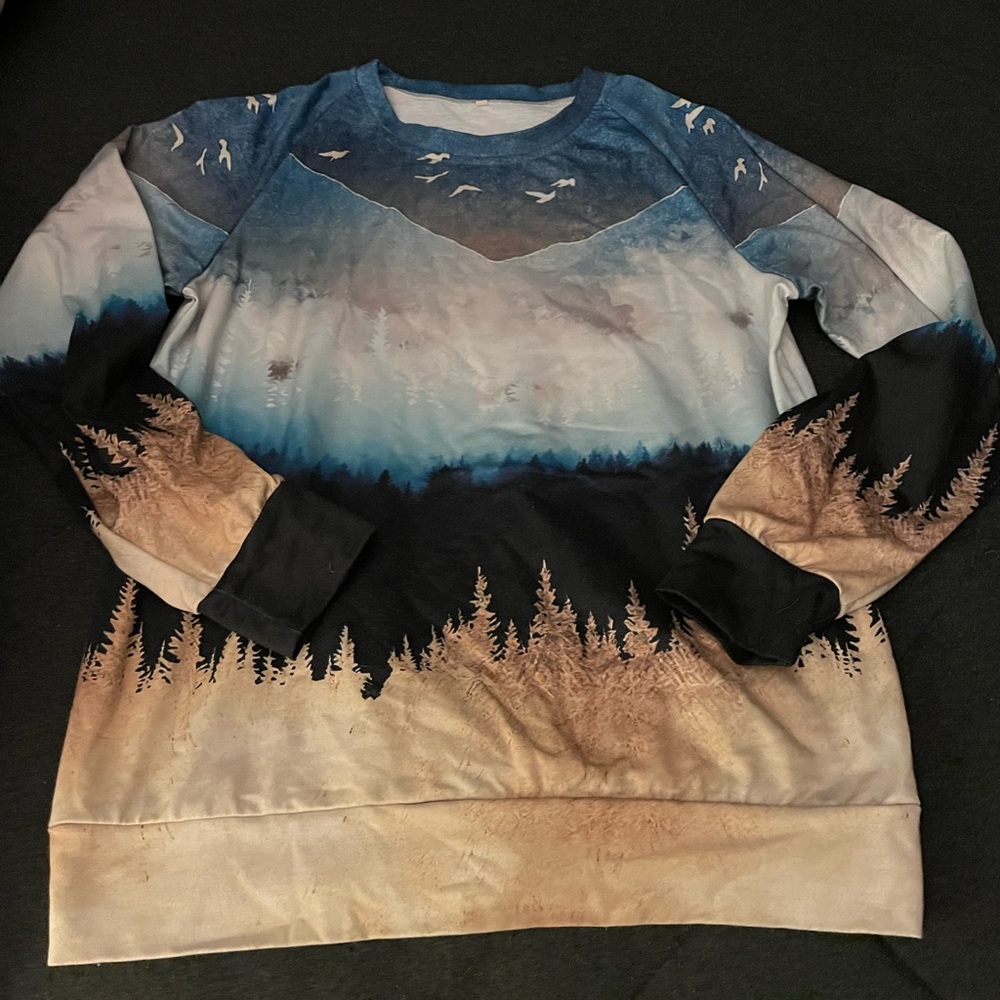 Thin long sleeve mountain shirt